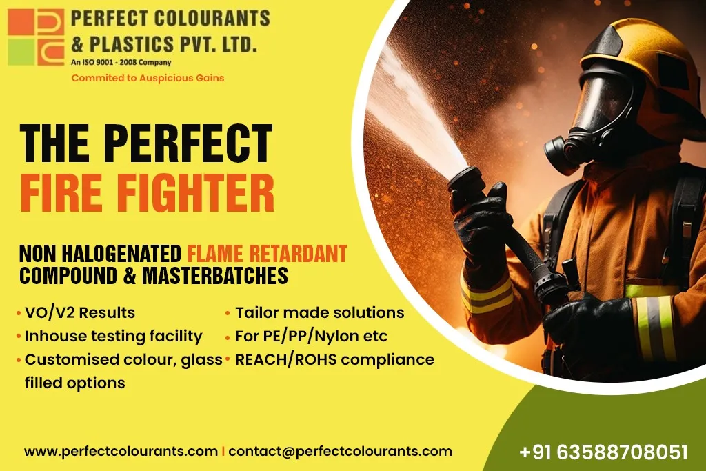 100% Non-Halogenated Flame Retardant (FR) for PP and PE in Extrusion & Injection Molding Applications