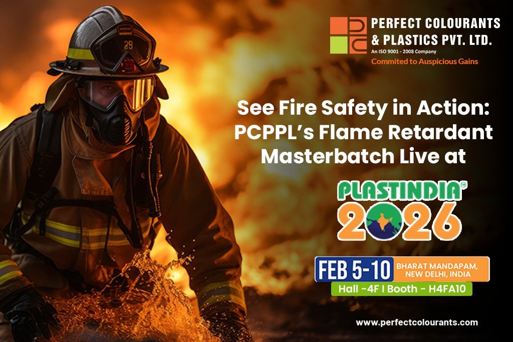 See Fire Safety in Action: PCPPL’s Flame Retardant Masterbatch Live at PLASTINDIA 2026