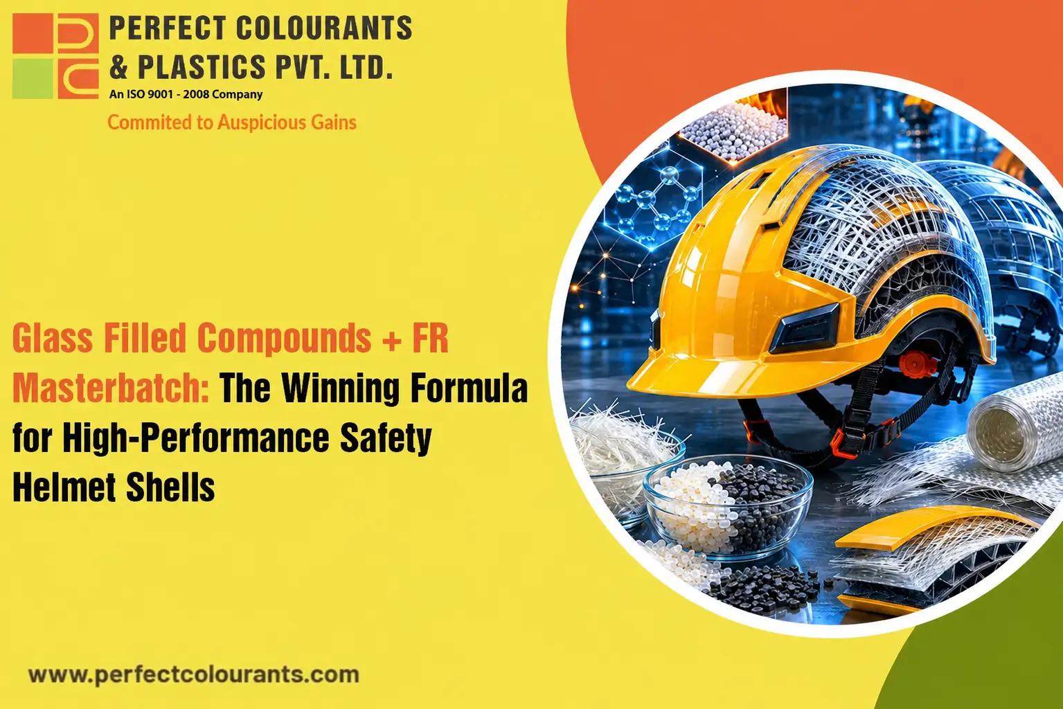 Glass Filled Compounds + FR Masterbatch: The Winning Formula for High-Performance Safety Helmet Shells