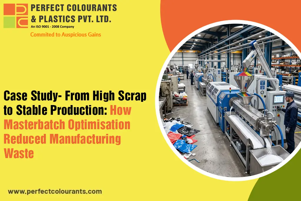 Case Study: From High Scrap to Stable Production: How Masterbatch Optimisation Reduced Manufacturing Waste